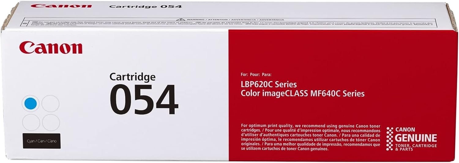 Canon Genuine Toner, Cartridge 054 Cyan (3023C001)