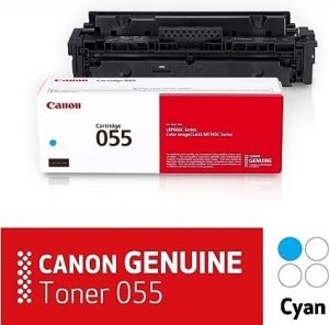 Canon Genuine Toner, Cartridge 055 Cyan page yield 2100 