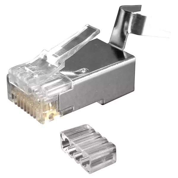 Cat6A Shielded RJ45 Connector Metallic - Image 2