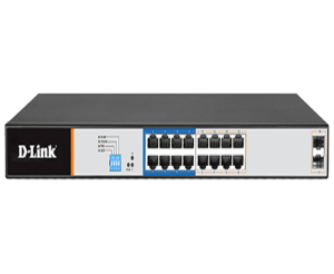 D-Link 16-port Gigabit-DGS-F1210-18PS-E