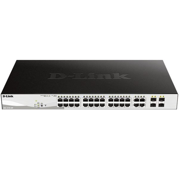 D-Link 24 port POE Managed Gigabit Switch - D-Link DGS-F1210-26PS-E