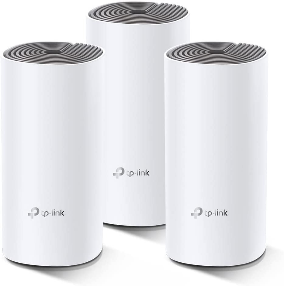 TP-Link Deco E4 AC1200 Whole Home Mesh Wi-Fi System (3 Pack) - TL-DECO E4