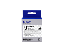 Epson 9mm Labelling Tape for Label Printer