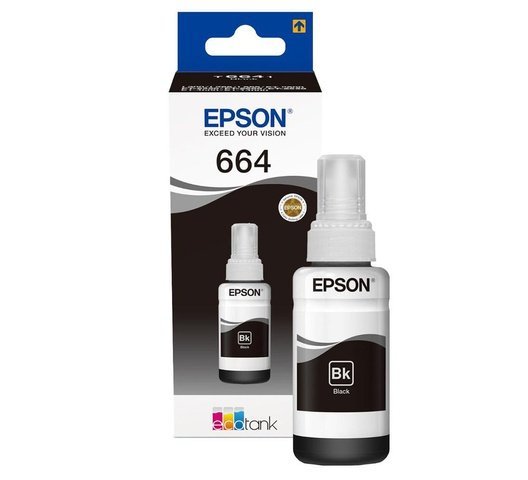 Epson T6641 Black Ink Bottle 70ML
