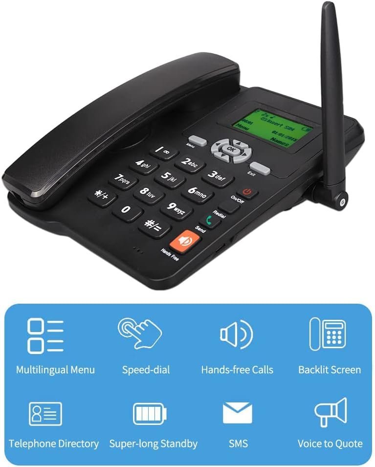 GSM Fixed wireless phone ETS-6588. Dual Line