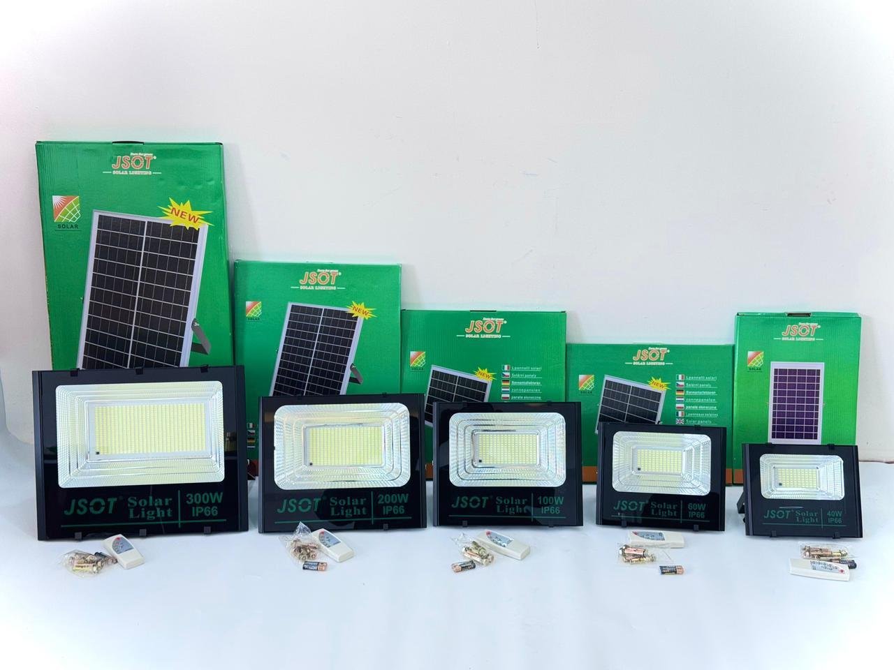 JSOT Solar Floodlights 40W, 60W, 100W, 200W, 300W - Image 2