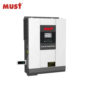 MUST PV18 VHM Series 3KW 3000W 24V Pure Sine Wave Home MPPT Solar Inverter Built In 80A Controller With WIFI Model
