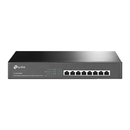 TP-Link TL-SG1008MP 8-Port Gigabit Desktop/Rackmount Switch with 8-Port PoE+