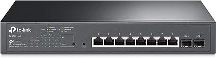 TP-Link TL-SG2210MP | Jetstream 10 Port Gigabit Smart Managed PoE switch | 8 PoE+ Ports @ 150W, 2 SFP Slots