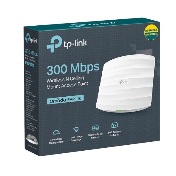 TP-Link - EAP110 N300 Ceiling Mount Wireless Access Point