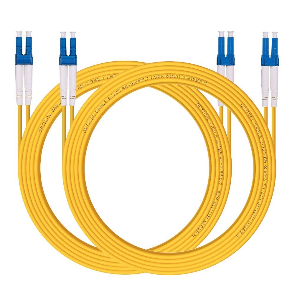 Fiber Patch Cable, Single Mode SFP Fiber Jumper, Duplex LC-LC 9/125um,